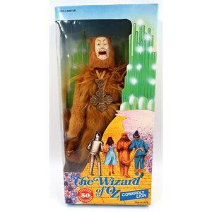 WIZARD OF OZ FIGURE VINTAGE LOEWS MULTI TOYS  COWARDLY LION 8875 DOLL 1988